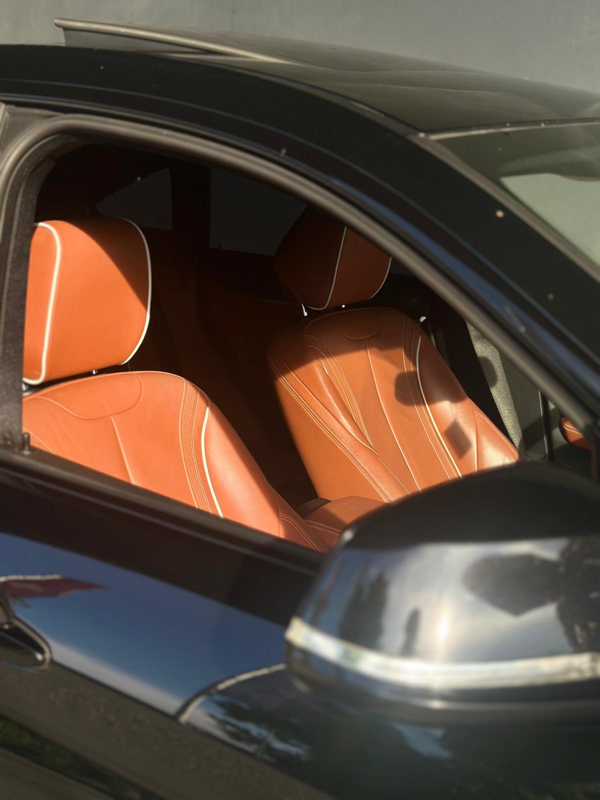 BMW 435i Gran Coupé cognac leather front seats